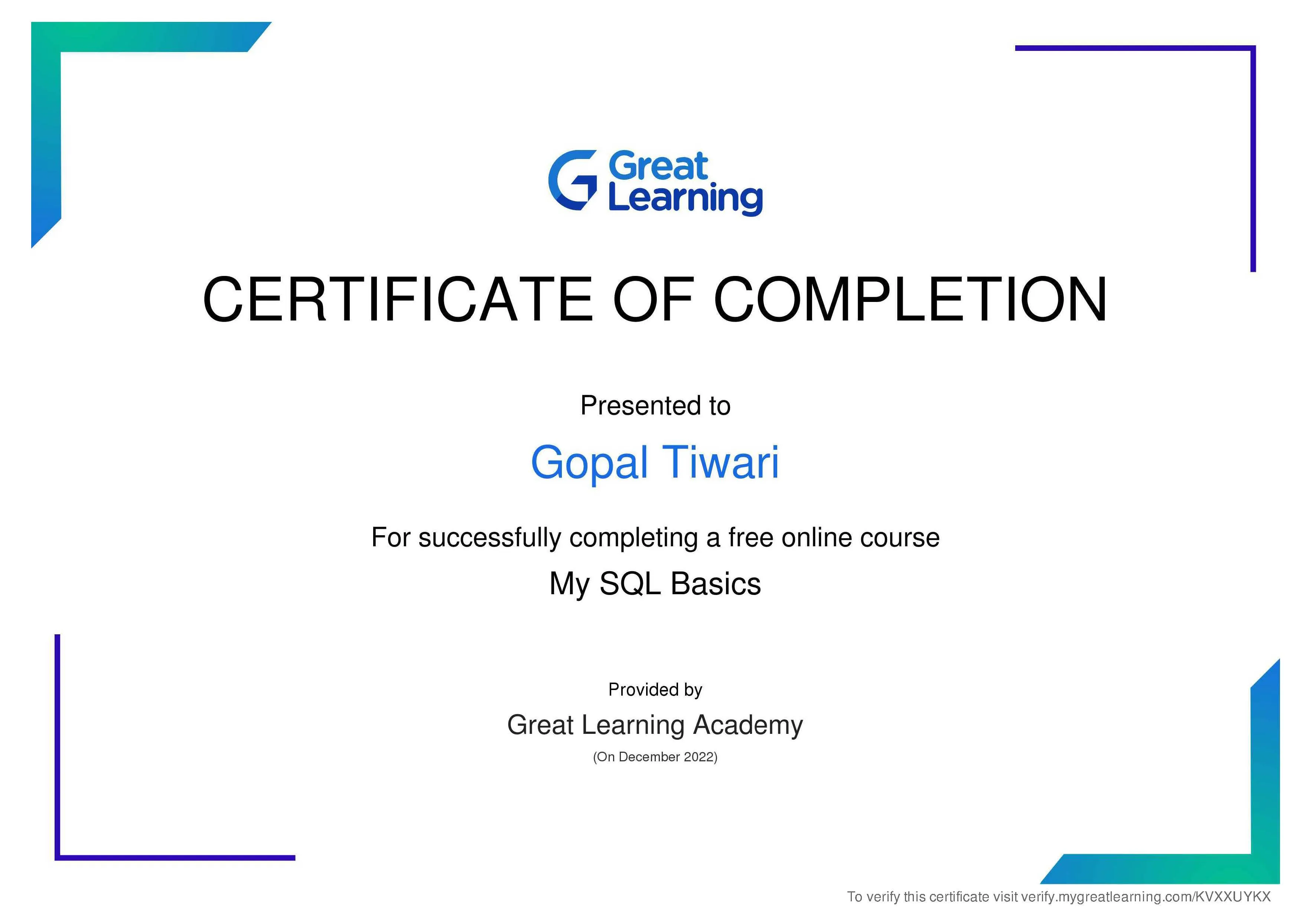 MySQL Basics